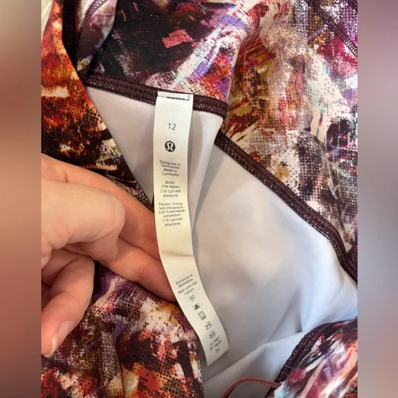 Lululemon - Wunder train High Rise Tight 25" in Urbantricity - Picture 5 of 9